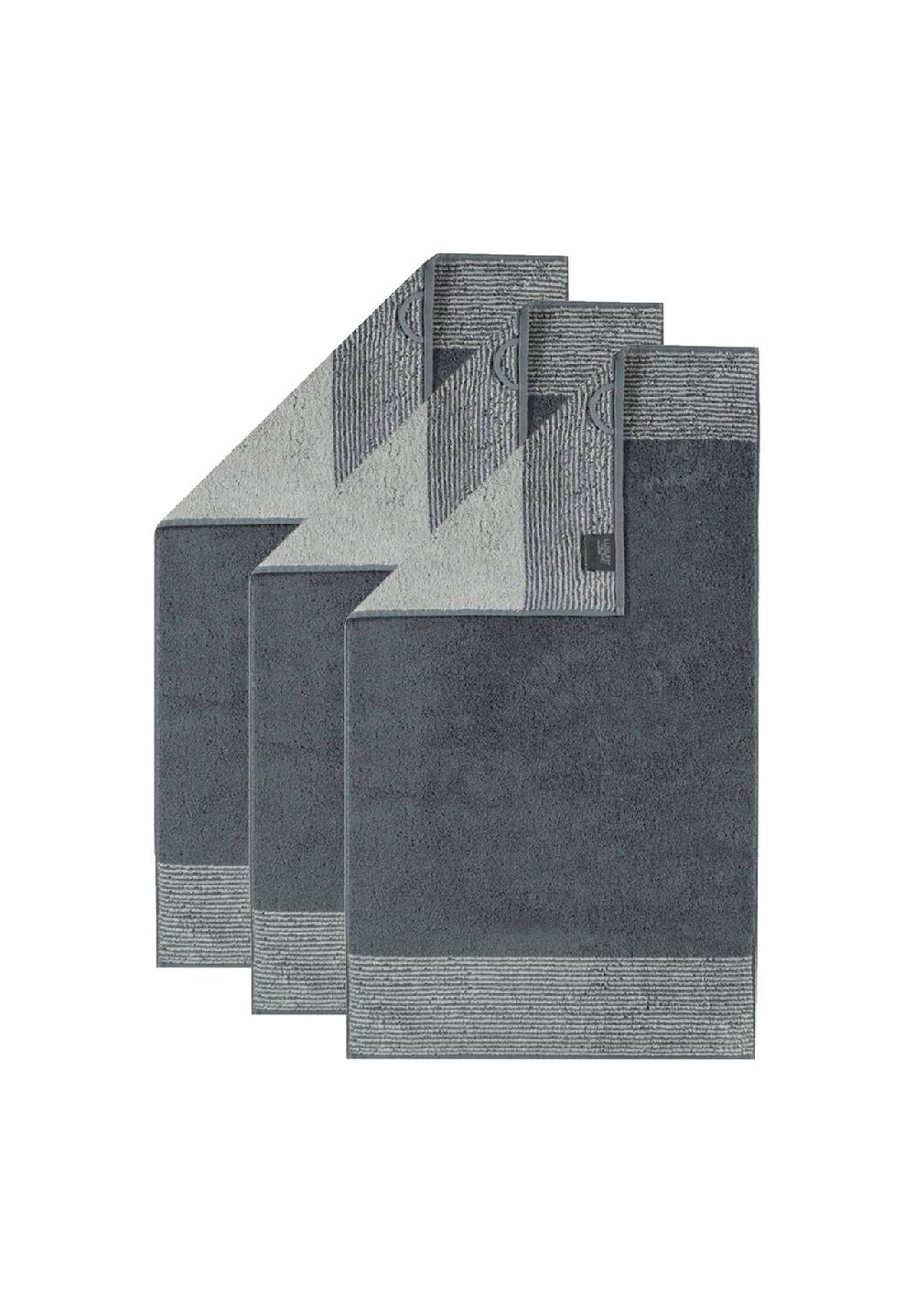 Cawö Gästetuch 3er Pack - Luxury Home C Two-Tone 30x50 cm Walkfrottier Discount Store für neue Produkte