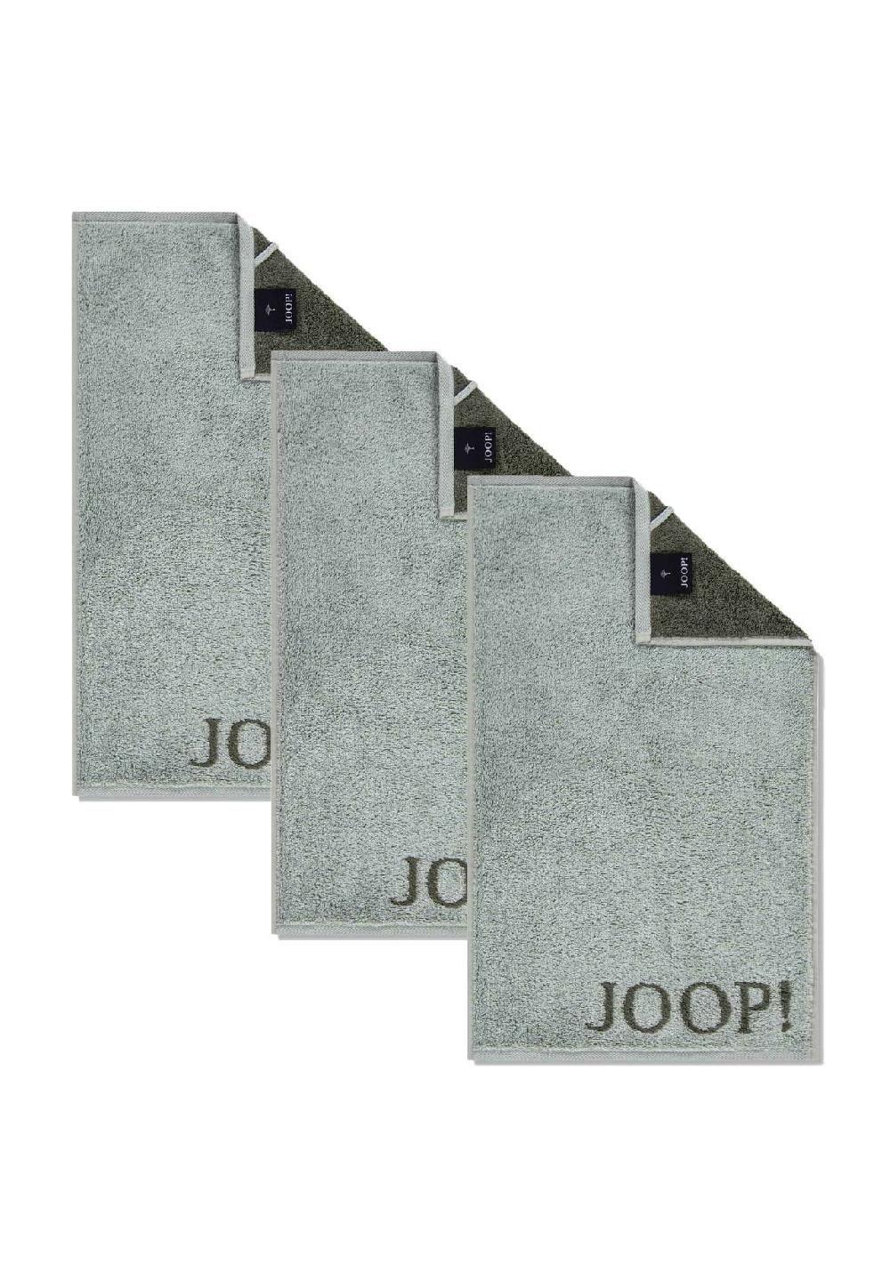 JOOP Gästetuch Classic Frottierkollektion 3er Pack - 30x50 cm Walkfrottier Kostenloser Versand international