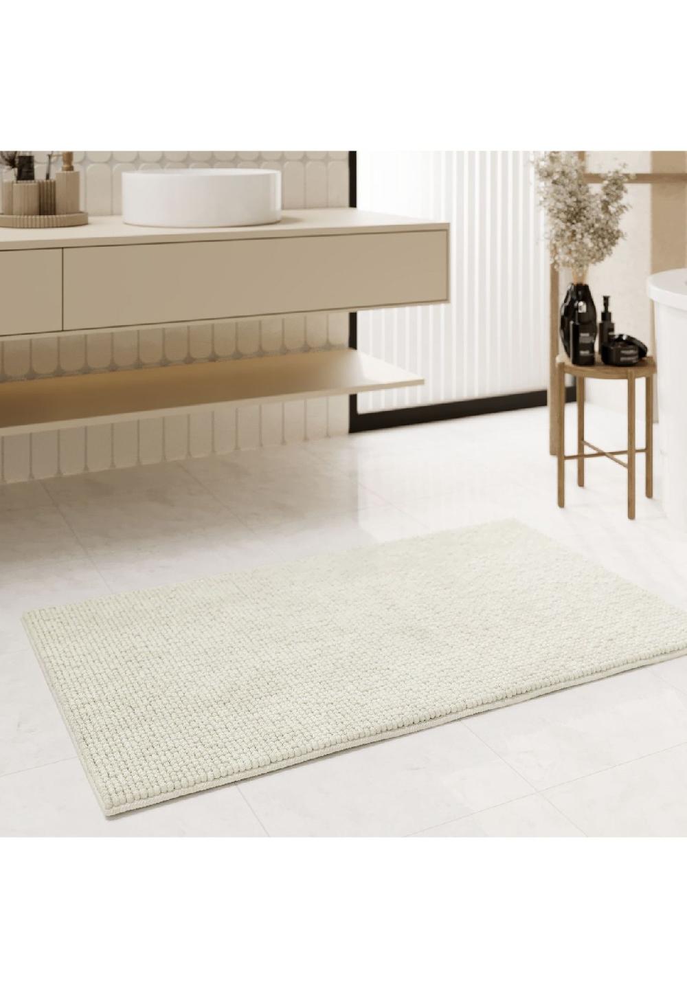 WECONhome Badteppich Balu moderne weiche Badematte einfarbig mit Noppen Tägliche Deals