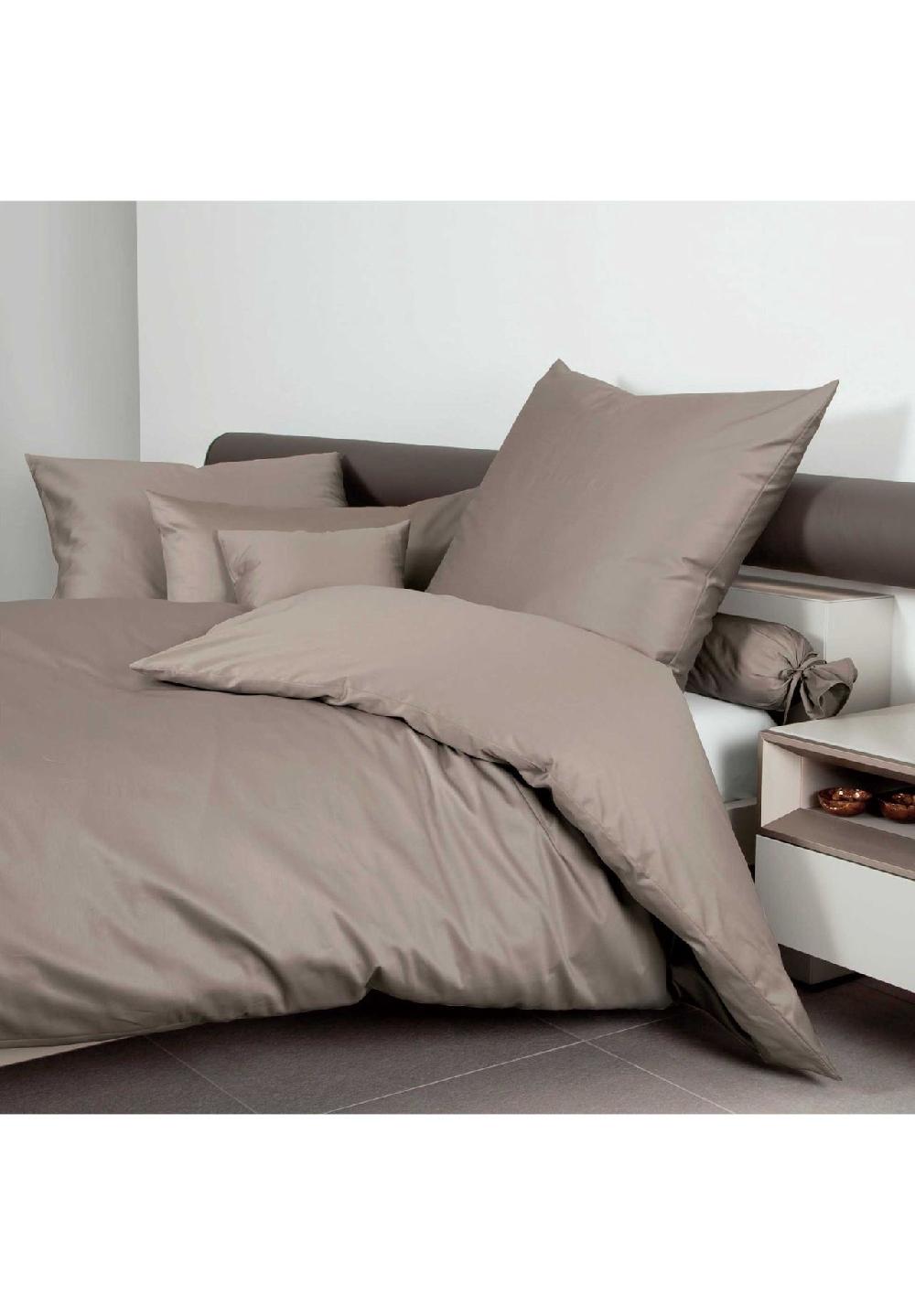 Janine® Bettwäsche 2 teilig - Mako-Satin Baumwolle mercerisiert Seidenfinish uni 2025