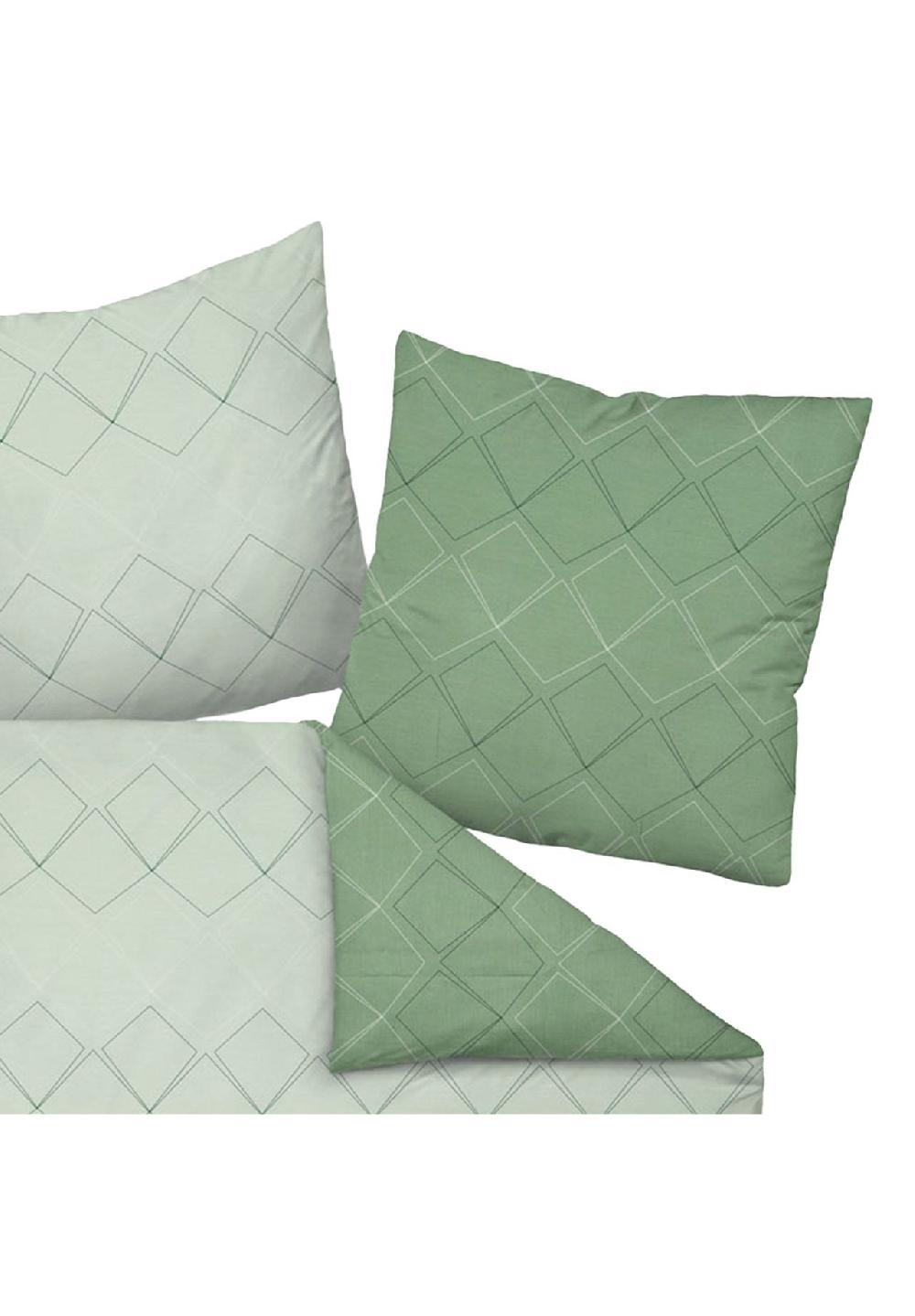Janine® Bettwäsche 2 teilig - Mako-Satin Baumwolle mercerisiert Seidenfinish uni Auslauf