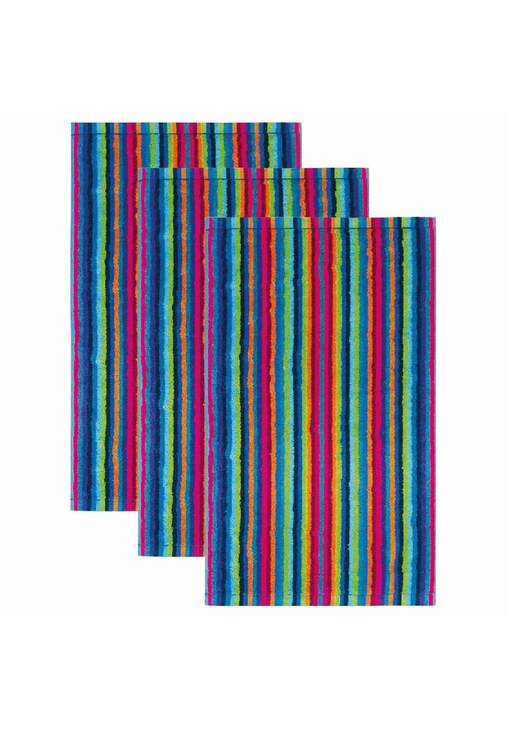 Cawö Gästetuch 3er Pack - C Life Style Stripes 30x50 cm Walkfrottier Bis zu 65% Rabatt