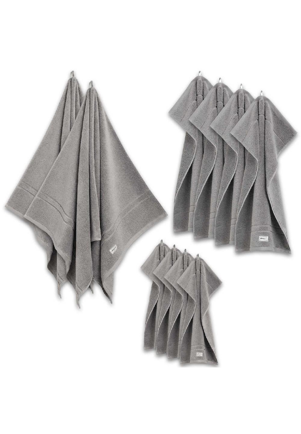GANT Handtuch Set 10-tlg. - Premium Towel 2x Duschtuch 4x Handtuch 4x Gästetuch
