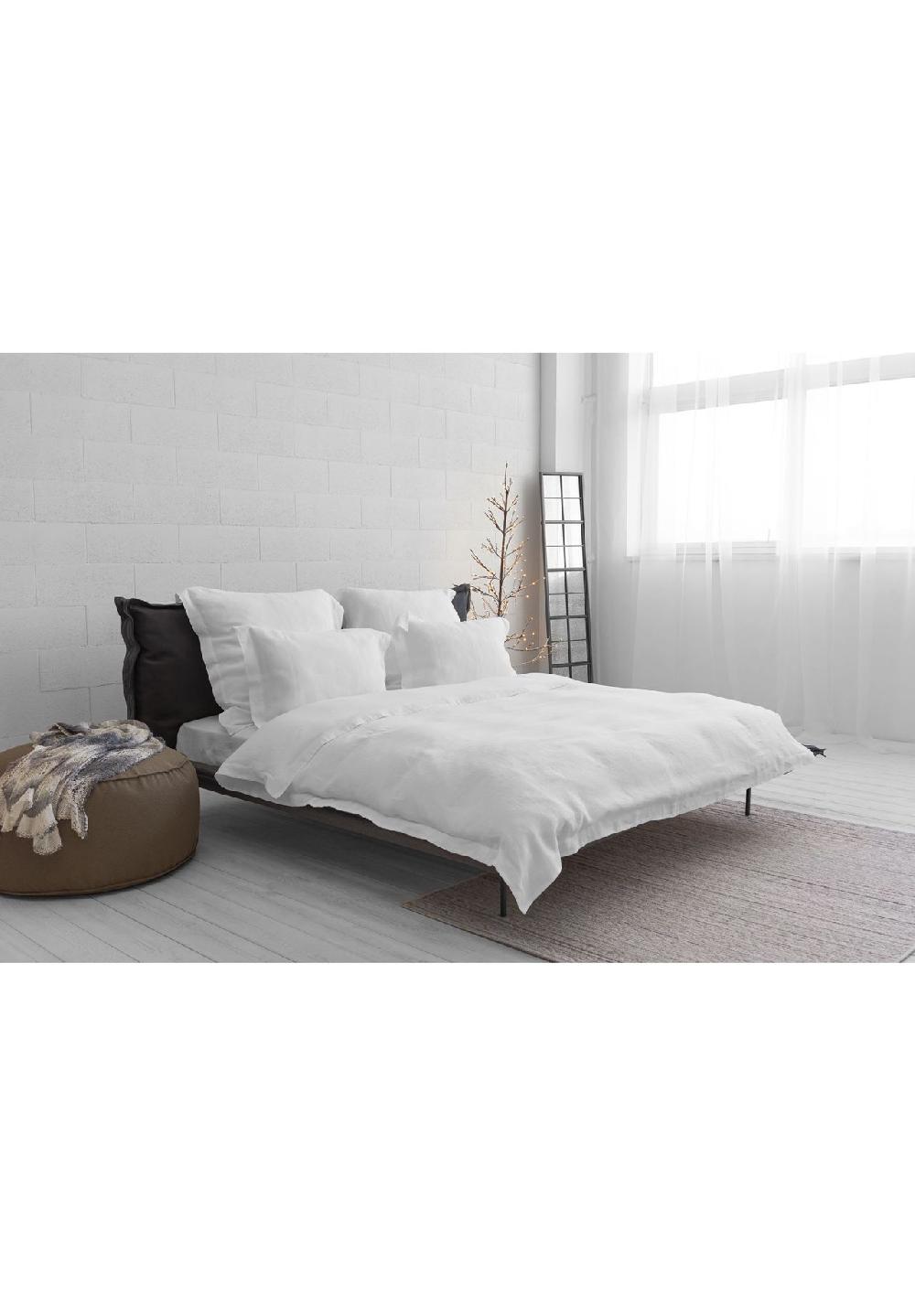 GENIX HOME Cygna Leinen Bettbezug Kostenloser Versand
