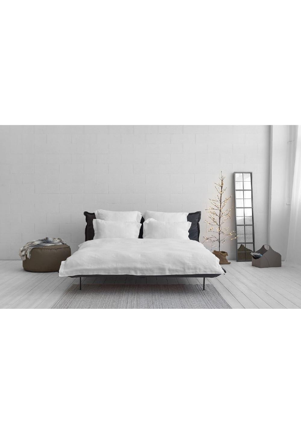 GENIX HOME Cygna Leinen Bettbezug Kostenloser Versand