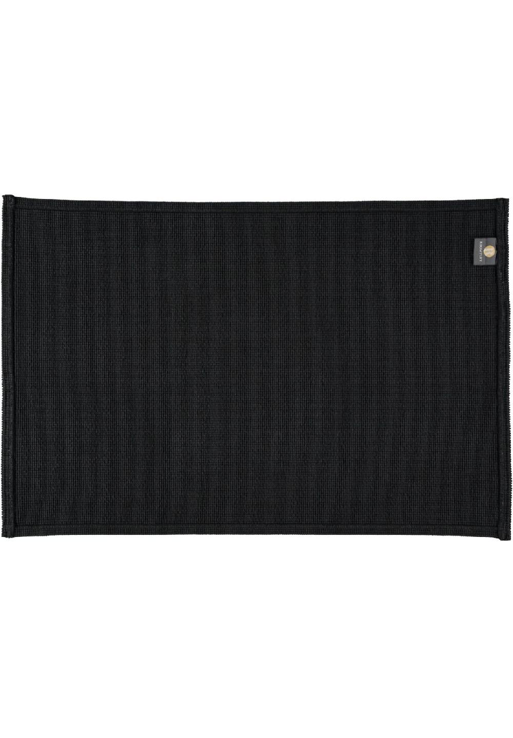 RHOMTUFT® Badematten Plain schwarz - 15 Kostenlose Rückgabe