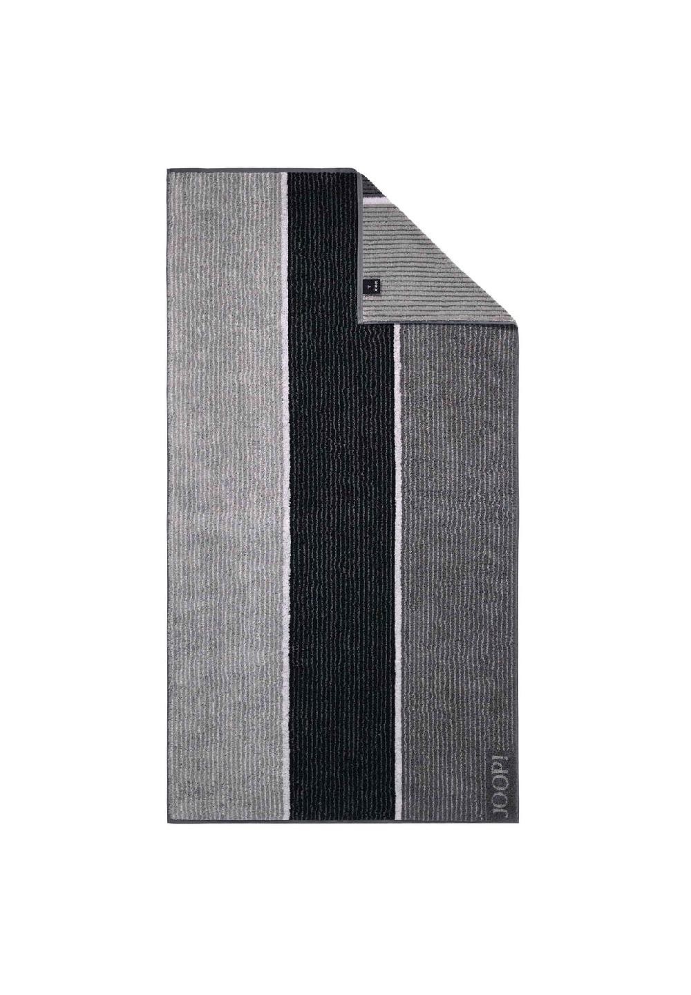 JOOP Duschtuch - Signature 80x150 cm Walkfrottier Baumwolle gestreift