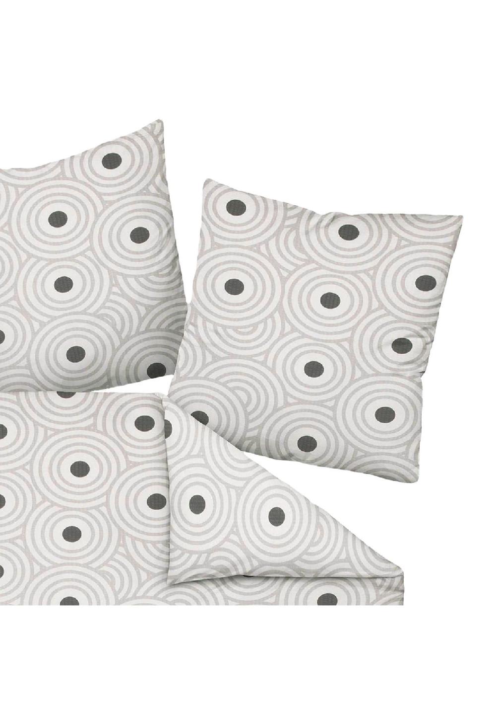 Janine® Bettwäsche 2 teilig - Mako-Soft-Seersucker Baumwolle bügelfrei uni Neuheiten
