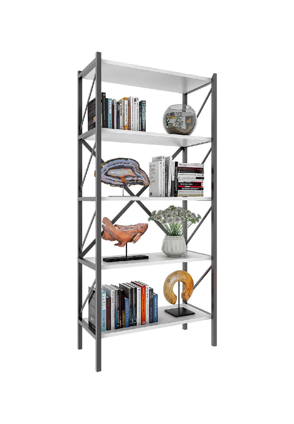 VCM. Holz Metall Aufbewahrung Stand Regal Bücherregal Deko Bücher Standregal Insasi 5 Neueste Stile