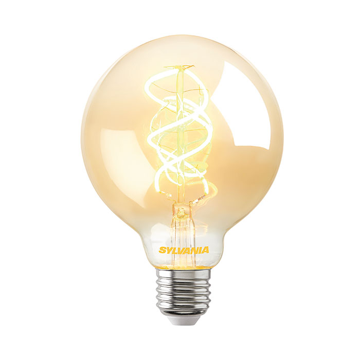 light Produkt: Sylvania LED E27 Vintage Toledo G95 5 5W 820 E27 dimmbar gold [A.L.S. GmbH] Fabrikpreis